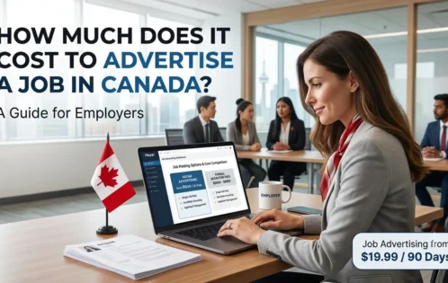 Cost of advertising a job in Canada for employers